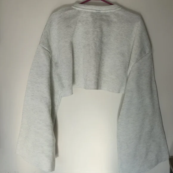 SHEIN XL Milano Italy 3 Piece Loungewear Set Wide Leg Heather Cream - Picture 7 of 12